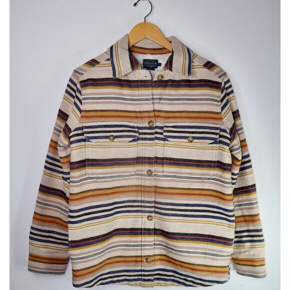 Pendleton WILDWOOD DOUBLESOFT SHIRT JACKET BRIDGER MULTI COLOR STRIPE XS - Picture 3 of 7